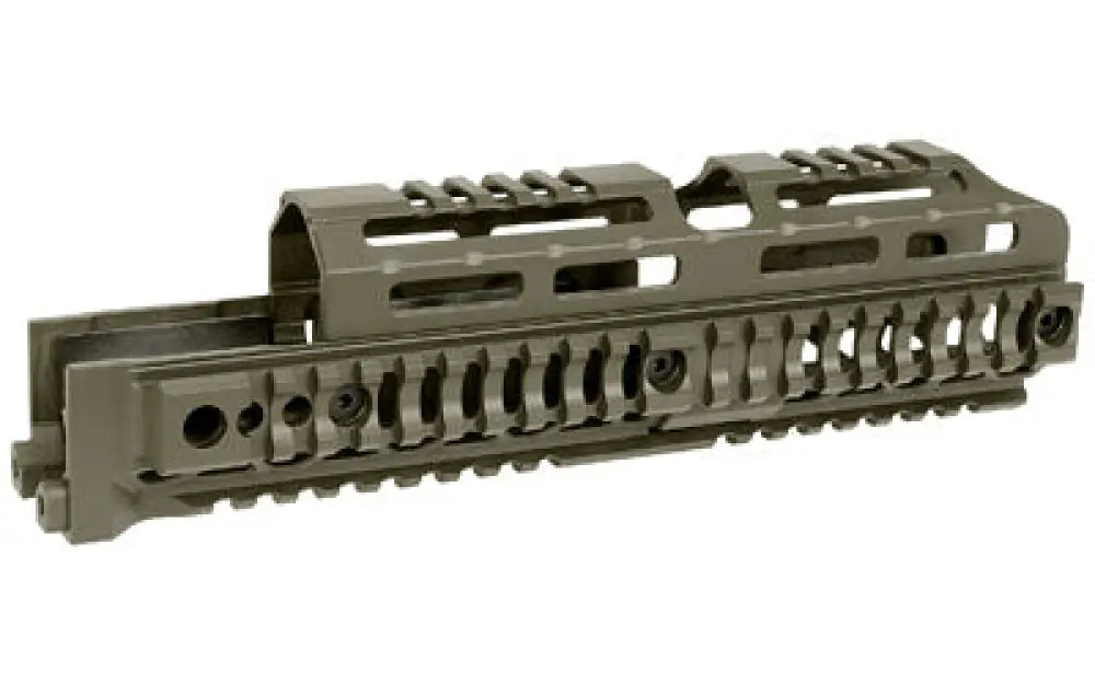 Midwest Ak Alpha Quad Rail 10’’ Odg Buy at Faith and Freedom Outdoors - Handguards & Forends - Handguard