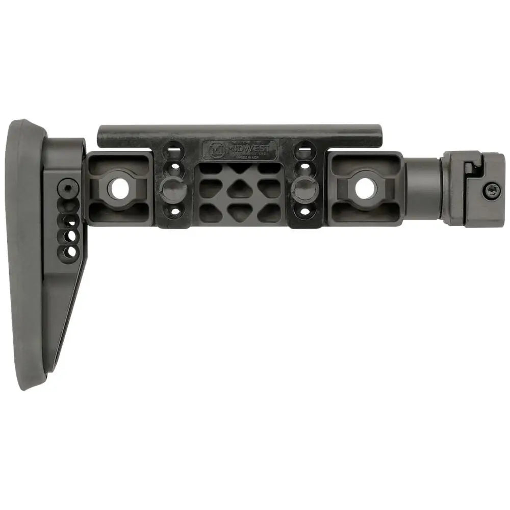 Midwest Industries Chassis & Stocks Alpha Series Picatinny Fixed Beam Stock Side Folder Black Buy at Faith and Freedom