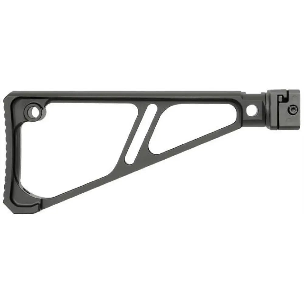 Midwest Industries Chassis & Stocks Picatinny Side Folding Fixed Extruded Stock Black Buy at Faith and Freedom Outdoors