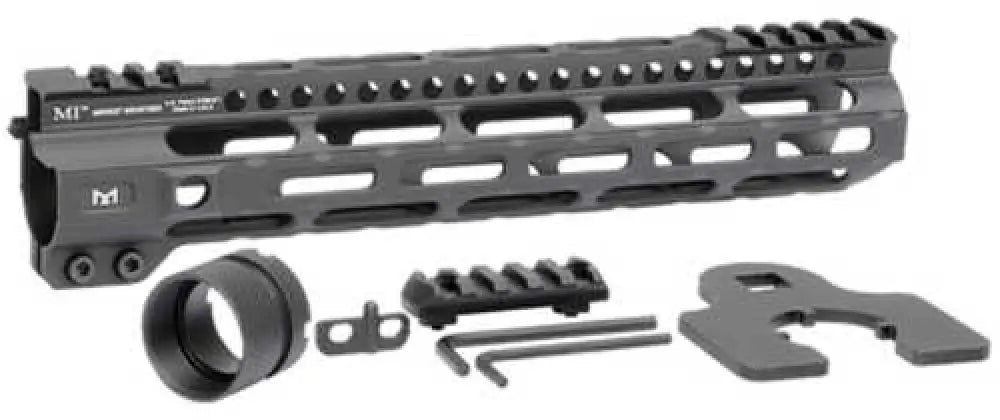 Midwest Industries Combat Rail Light Weight M-lok Handguard Fits Ar Rifles 10.5’’ Free Float Wrench and Mountin
