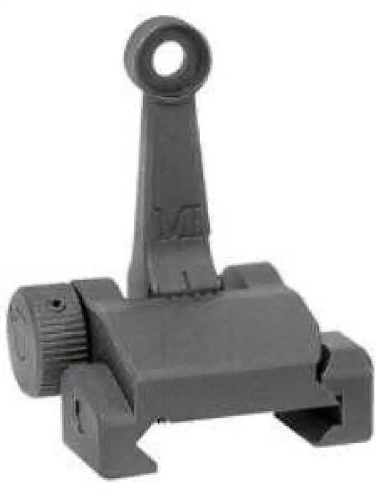 Midwest Industries Combat Rifle Rear Sight Low Profile Flip Mil-spec Height Ordance Grade Steel and 6061 Alu - Mi-crs-r