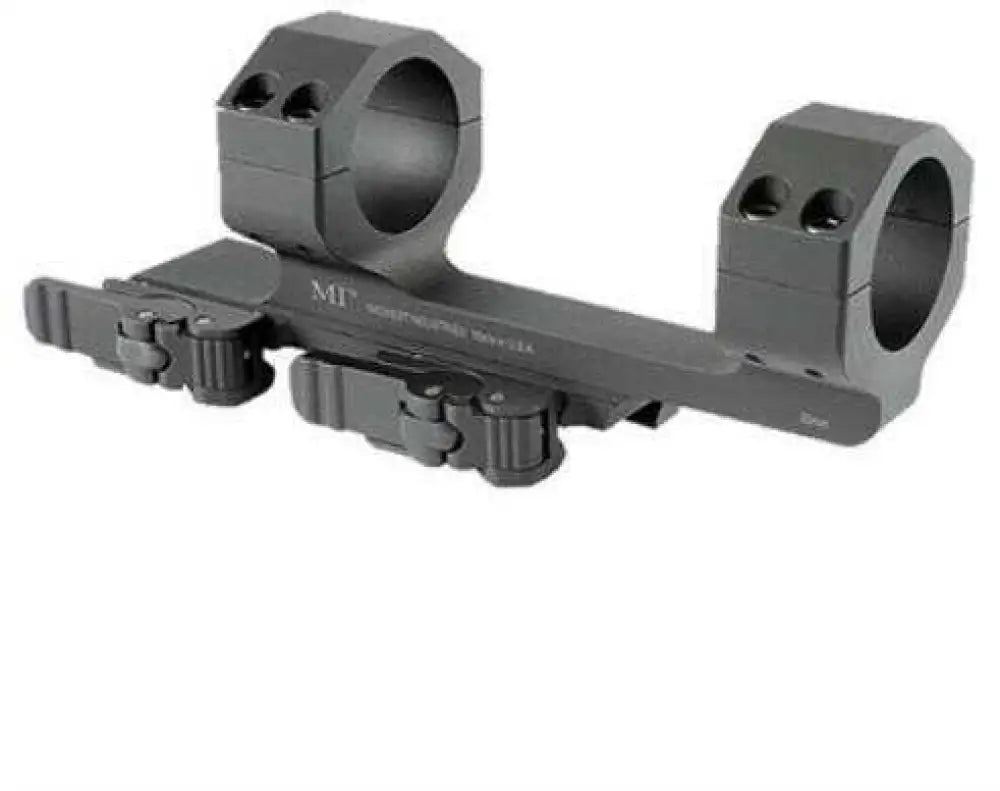 Midwest Industries Inc Miqd1sm Quick Detach 1-piece Base & Ring Combo 1’’ Black Finish - Miqd1sm
