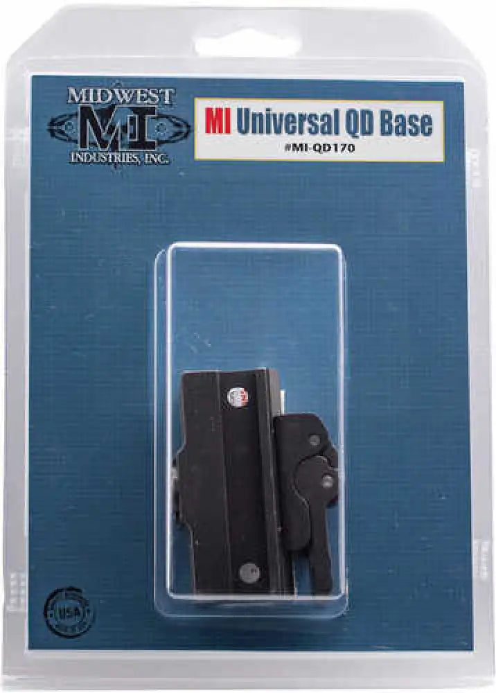 Midwest Industries Inc Quick Detach Base Universal Style Black Finish - Miqd170