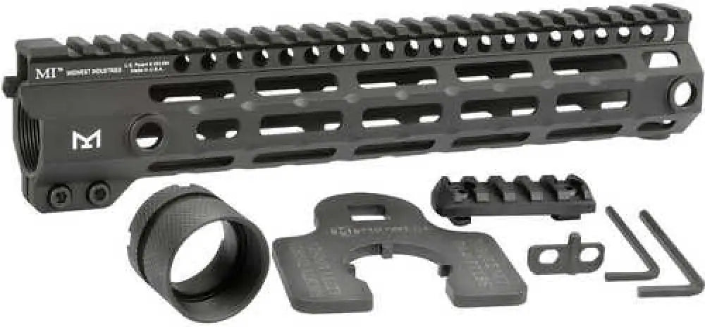 Midwest Industries Mig4m105 Tactical G4m Handguard Ar-15 Black Hardcoat Anodized 10.5’’ 6061-t6 Aluminum M-lok