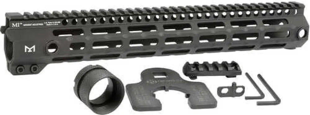 Midwest Industries Mig4m13375 Tactical G4m Handguard Ar-15 Black Hardcoat Anodized 13.3’’ 6061-t6 Aluminum M-lok
