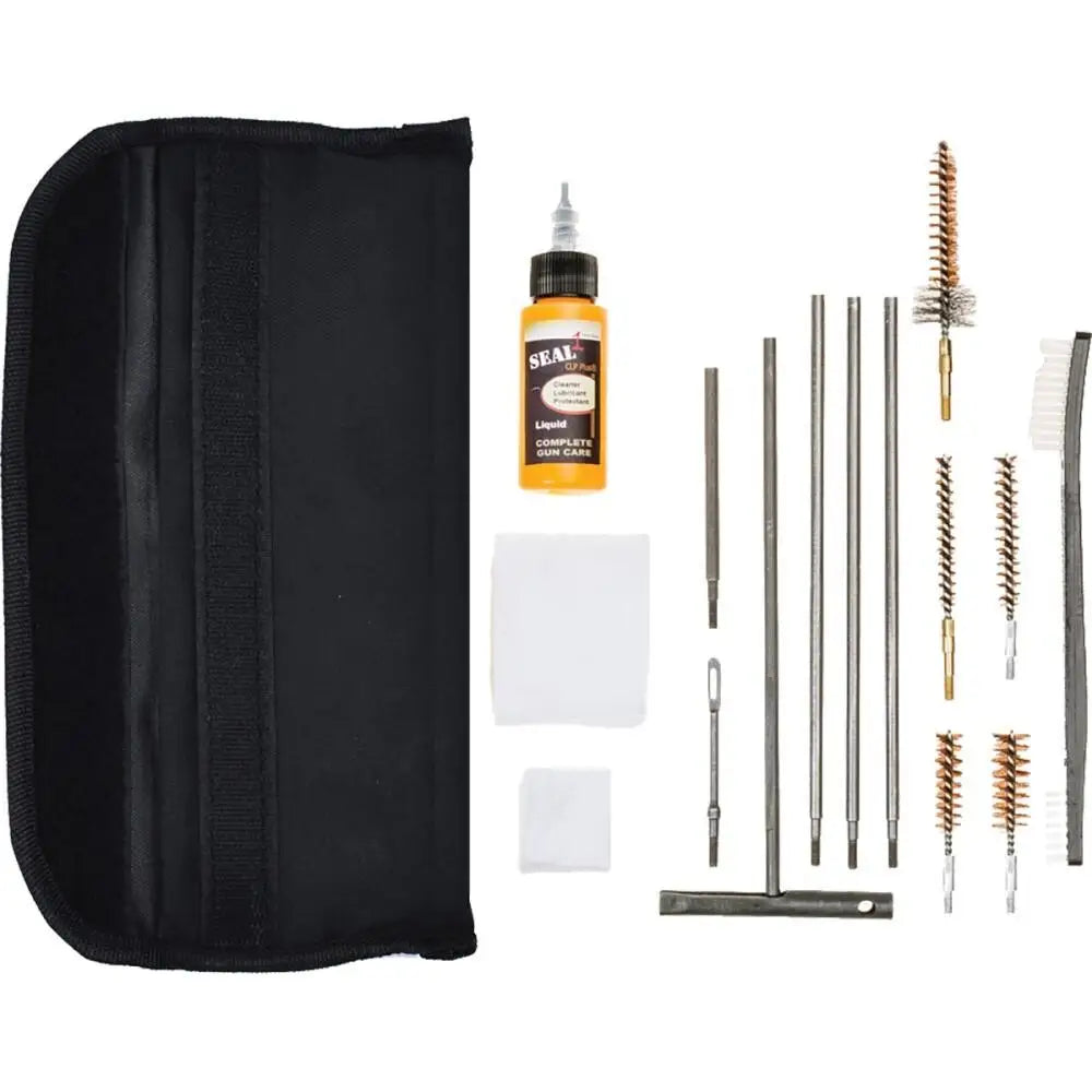 Military Products Gun Cleaning Kits Tacshield Universal Gi Field 13 Piece Clean Kit with Seal 1 Clp Plus Black Buy