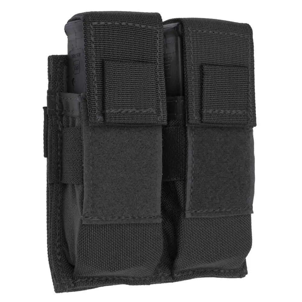 Military Products Pouches|magazine Holsters Tacshield Double Universal Pistol Molle Pouch Black Buy at Faith