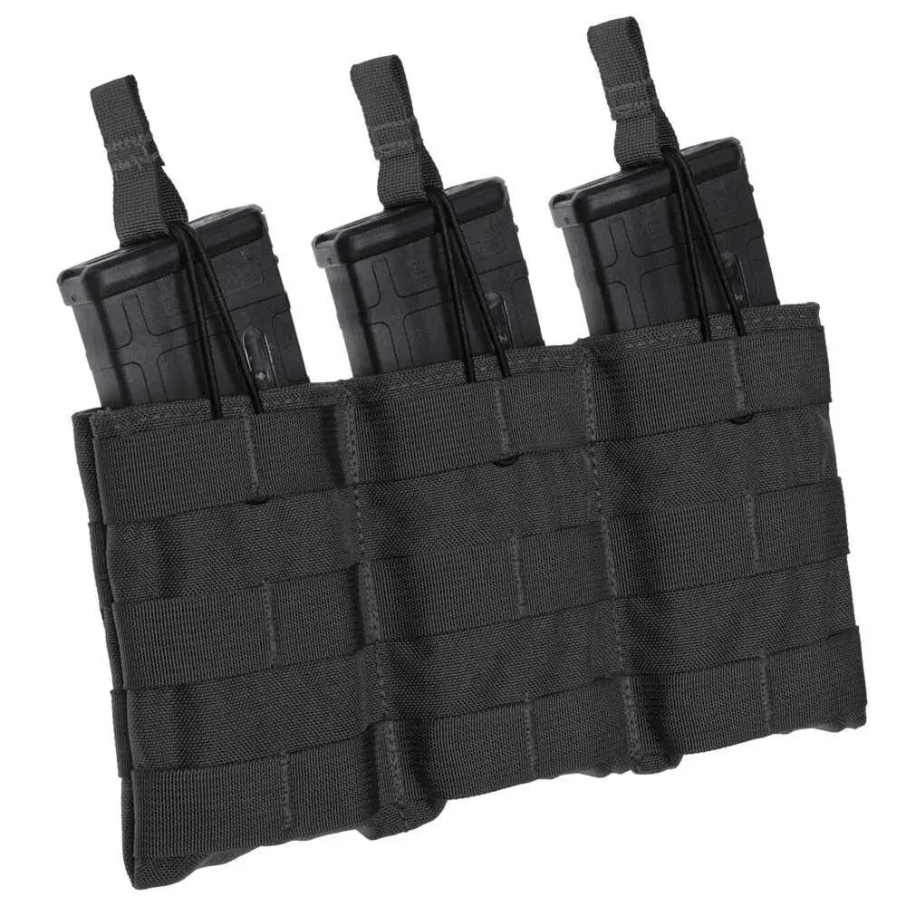 Military Products Pouches|magazine Holsters Tacshield Triple Speed Load Rifle Molle Pouch-black Buy at Faith