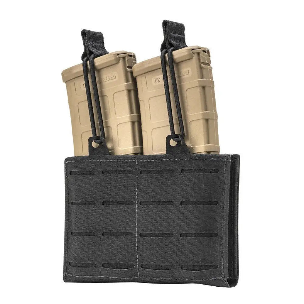 Military Products Pouches Tacshield Rzr Molle Double Rifle Magazine Pouch Black Buy at Faith and Freedom Outdoors