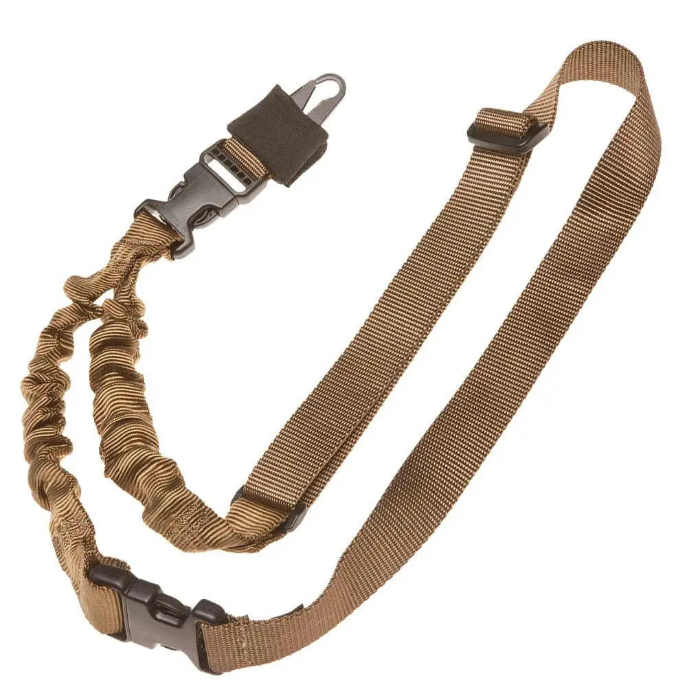 Military Products Slings Tacshield Shock Sling Single Point with Double Qrb 1.25’’ Coyote Buy at Faith and Freedom