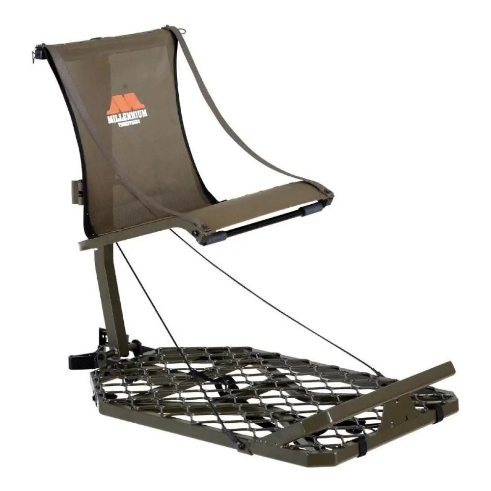 Millennium Hang on Treestands M150 Monster Hang-on Stand Includes New Safe-link 35’ Safety Line Buy at Faith