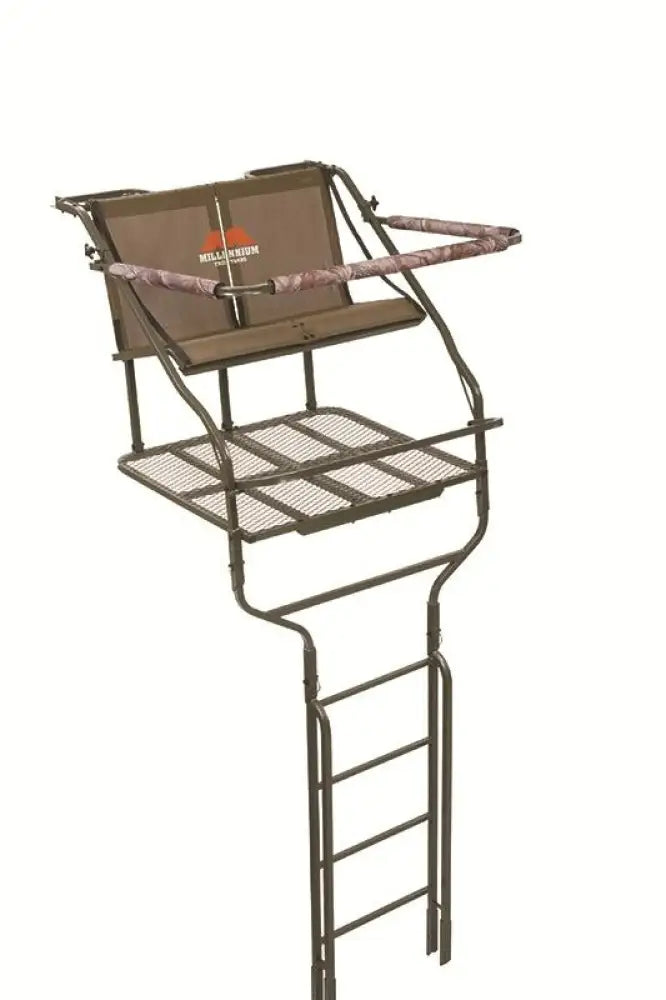 Millennium Ladder Treestands 18’ Double Stand Includes Safe-link 35’ Safety Line - Motor Freight Only Buy at Faith