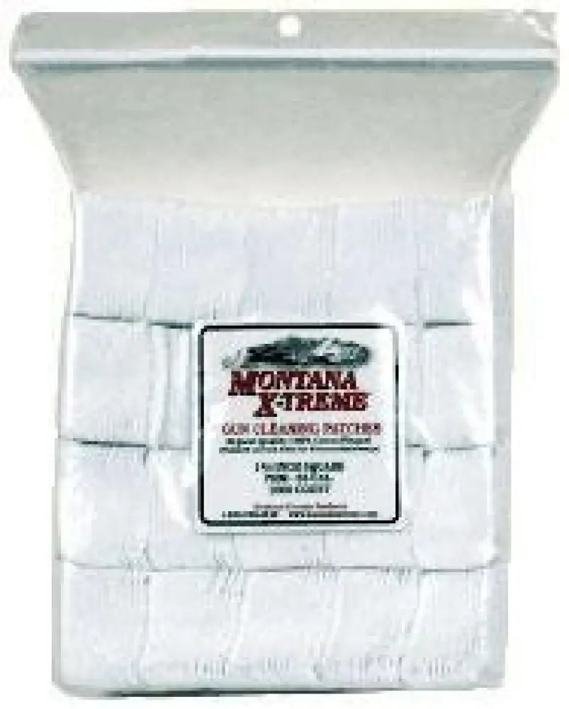 Montana X-treme Gun Cleaning Jags Patch Holders & Patches 3/4 Inch Square 450 Ct Buy at Faith and Freedom Outdoors