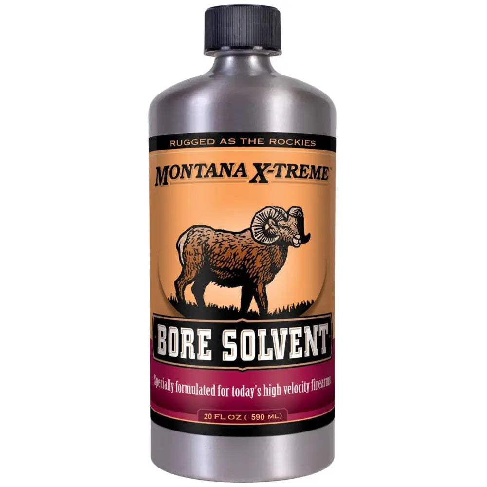 Montana X-treme Gun Oils & Cleaning Solvents Bore Solvent 20 Oz Bottle Buy at Faith and Freedom Outdoors
