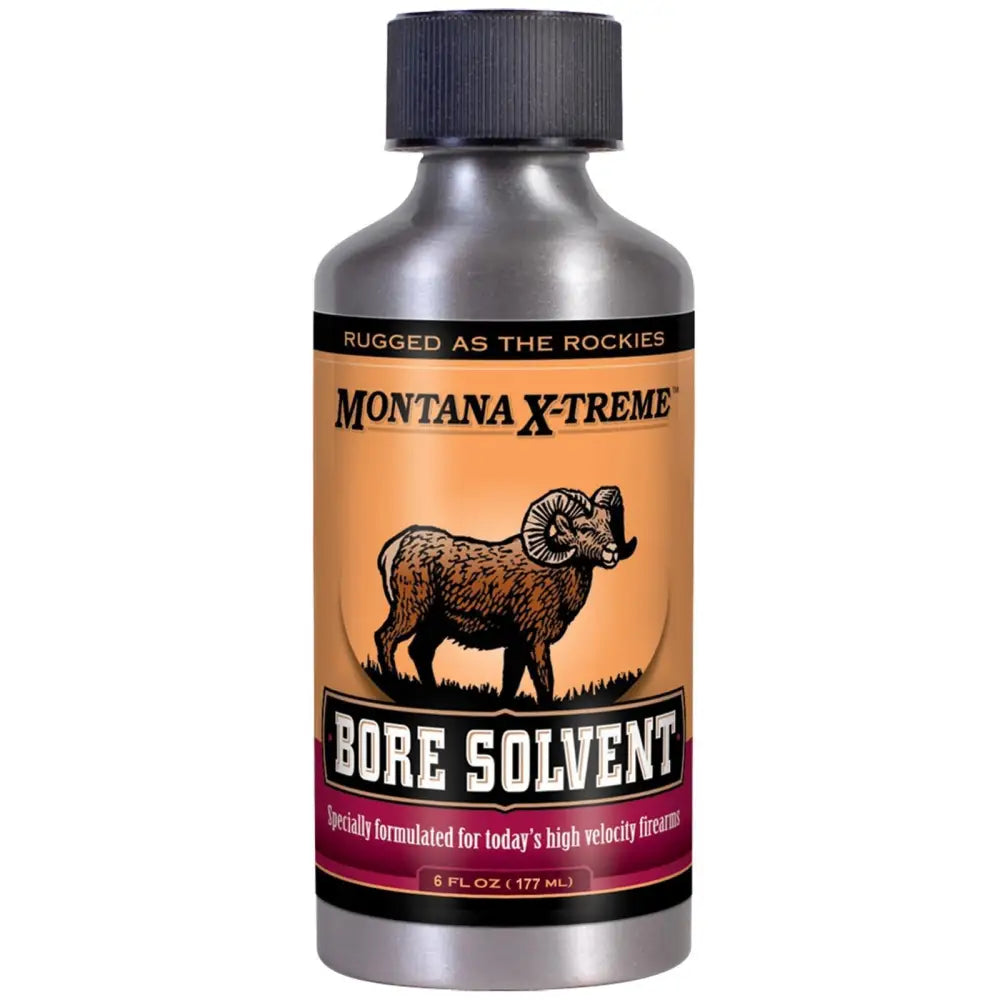 Montana X-treme Gun Oils & Cleaning Solvents Bore Solvent 6 Oz Bottle Buy at Faith and Freedom Outdoors