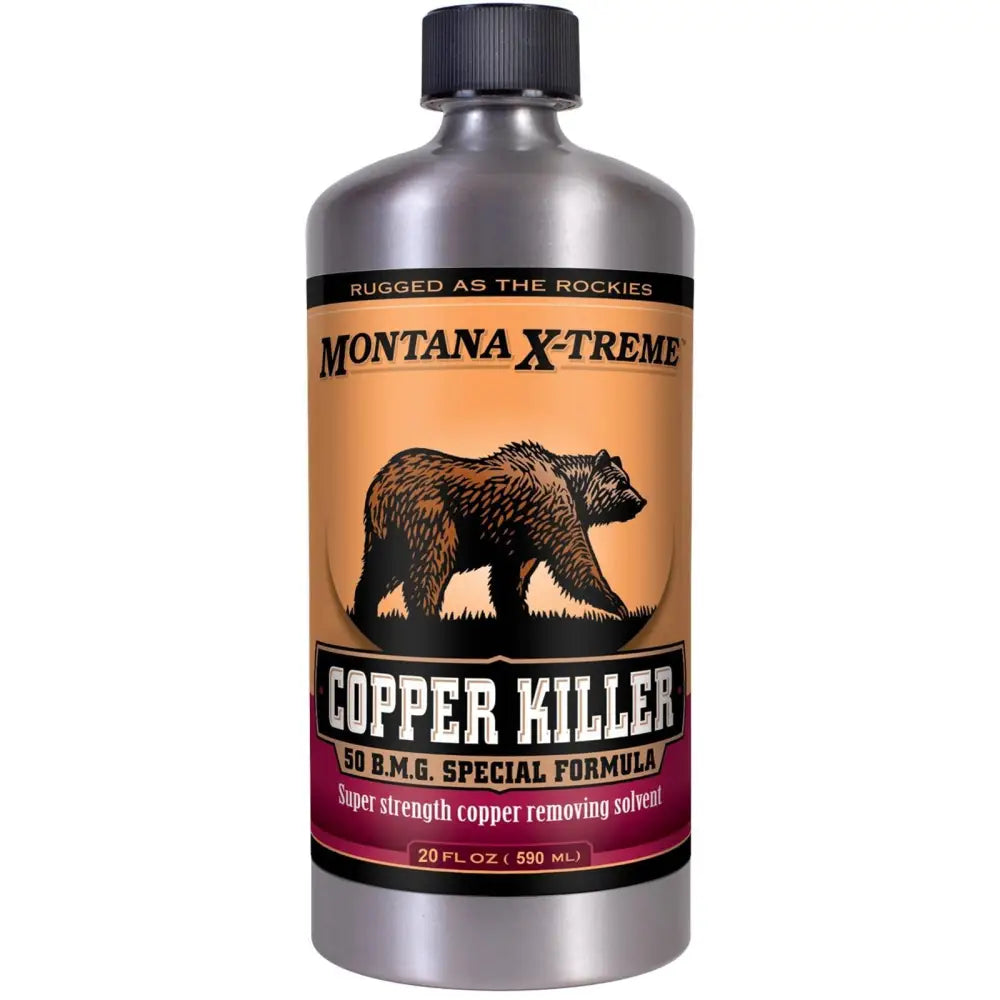 Montana X-treme Gun Oils & Cleaning Solvents Copper Killer 20 Oz Bottle Buy at Faith and Freedom Outdoors