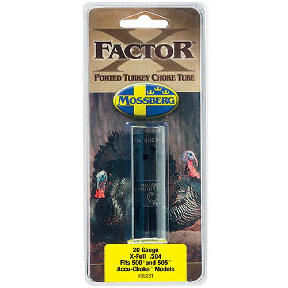 Mossberg 500/505 X-factor Turkey Choke Tube 20 Gauge Extended Ported X-full Lead Only - 95231