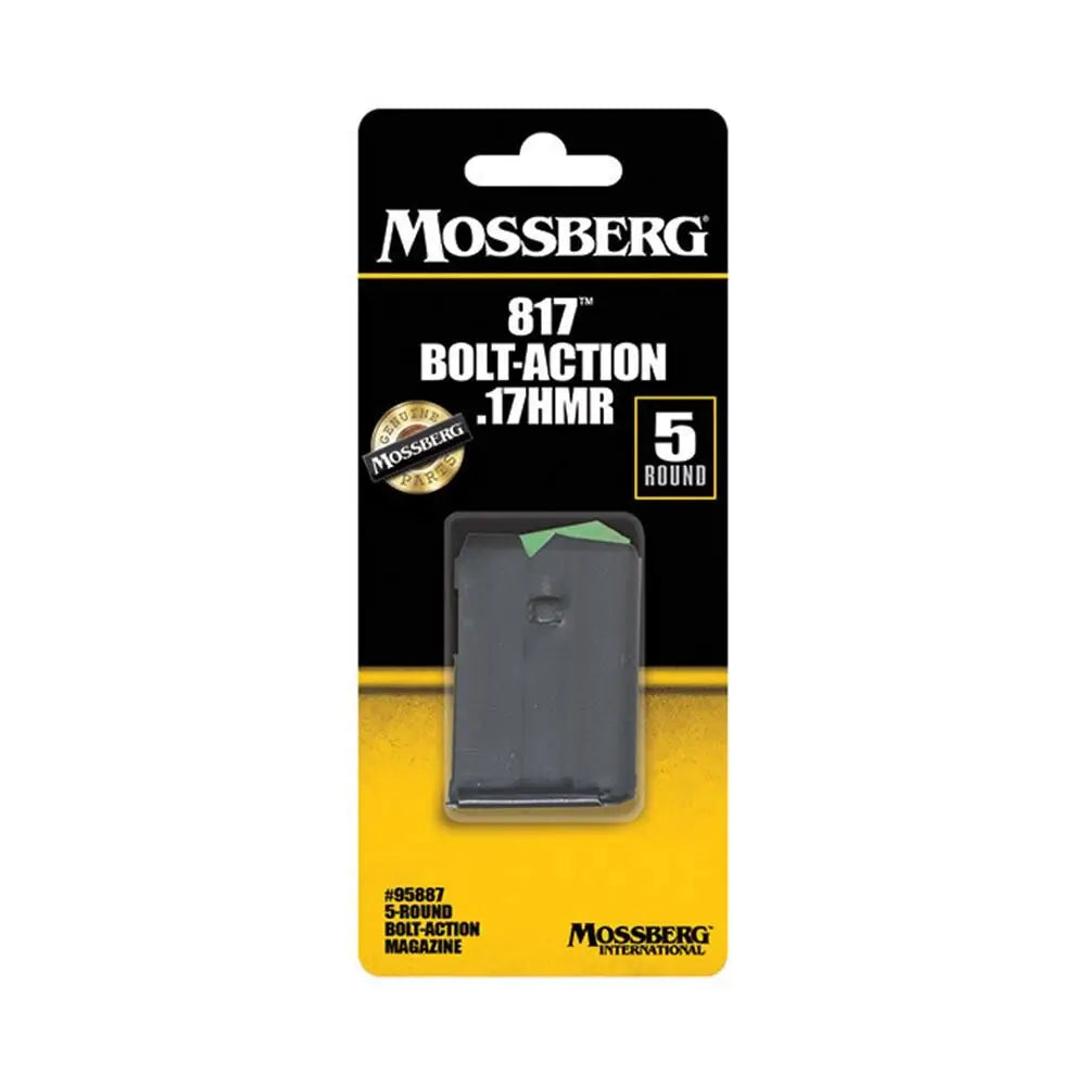 Mossberg Rifle Magazines 817 Magazine Blued Steel.17 Hmr 5/rd Buy at Faith and Freedom Outdoors