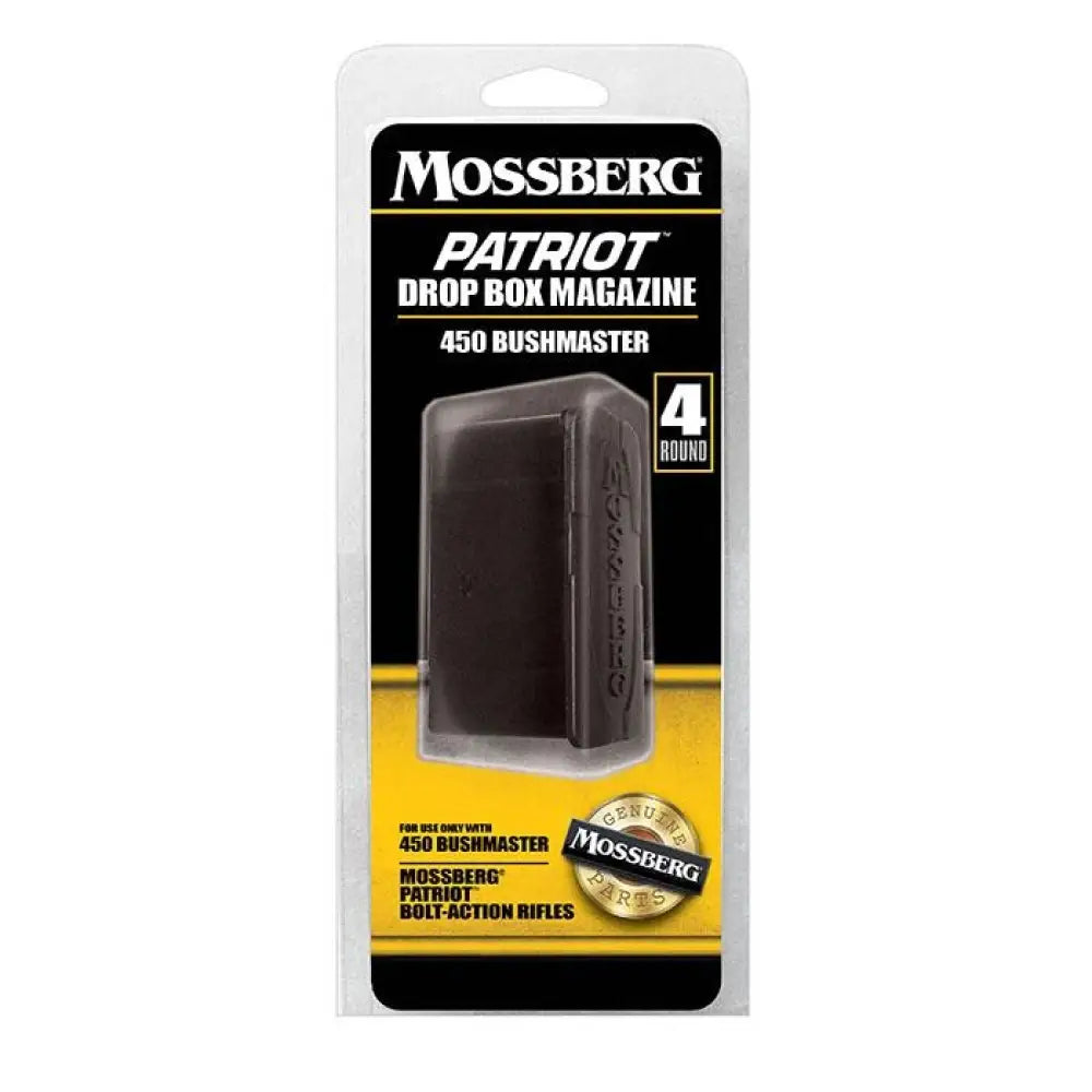 Mossberg Rifle Magazines Patriot Bolt Action Magazine Black.450 Bushmaster 4/rd Buy at Faith and Freedom Outdoors