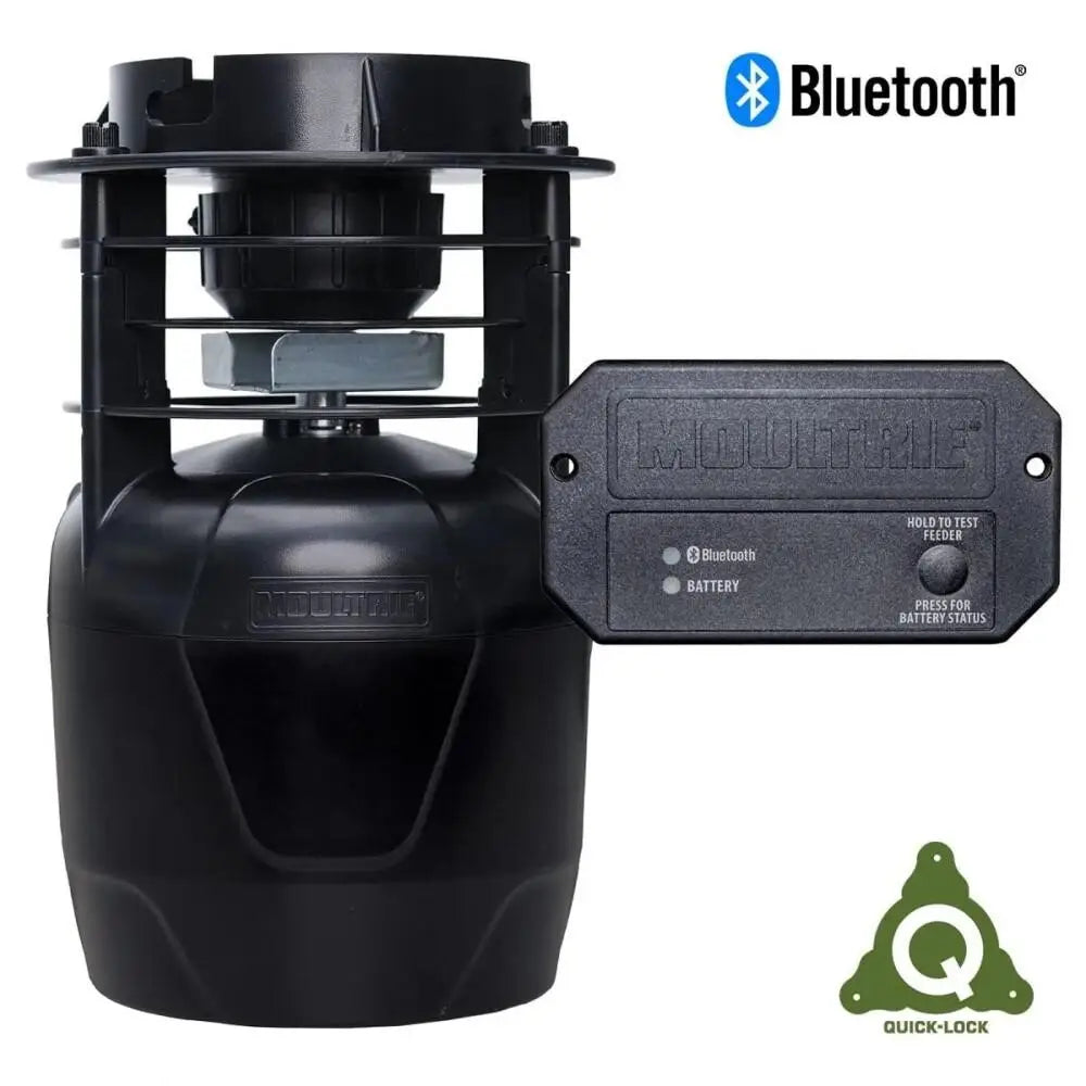 Moultrie Feeders Bluetooth Pro Feeder Kit Black Buy at Faith and Freedom Outdoors