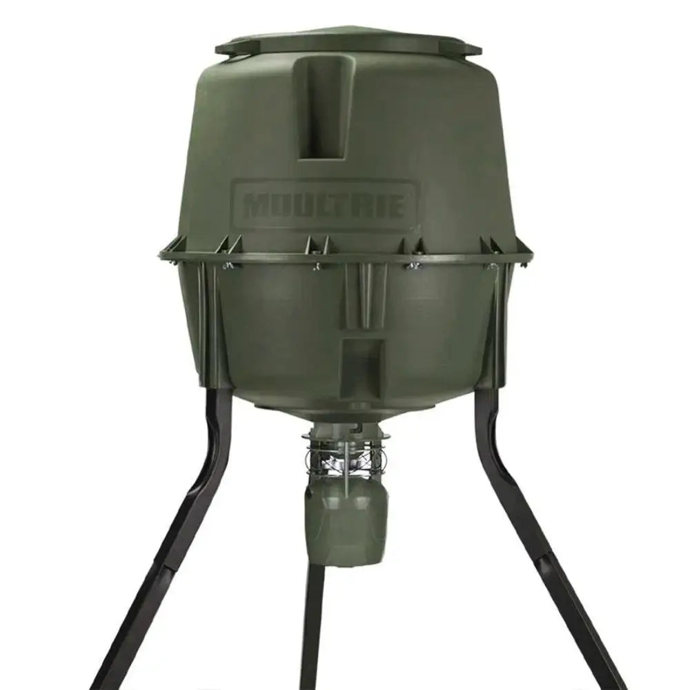 Moultrie Feeders Deer Feeder Unlimited Tripod 30-gallon Buy at Faith and Freedom Outdoors