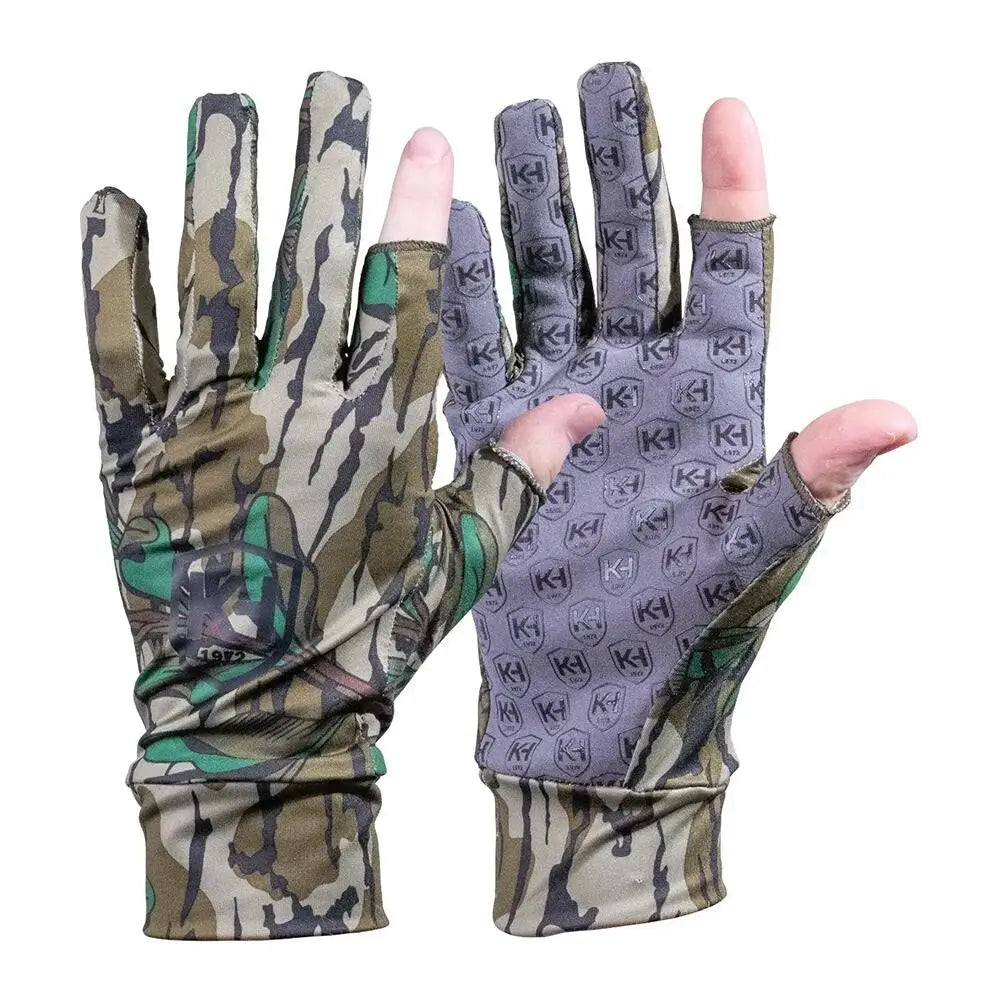 Moultrie Gloves Knight & Hale Run N’ Gun one Size Mossy Oak Greenleaf Buy at Faith and Freedom Outdoors