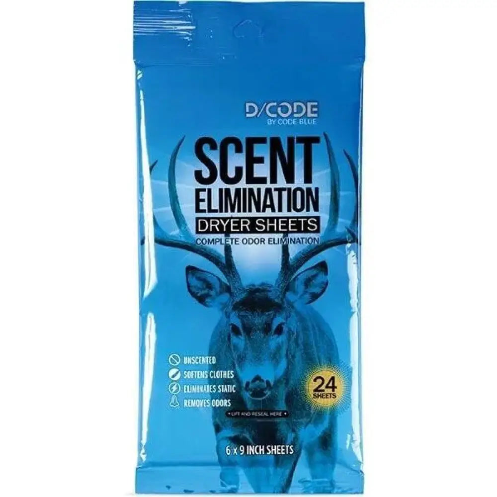 Moultrie Laundry Detergent Code Blue Dryer Sheets 24/ct Buy at Faith and Freedom Outdoors