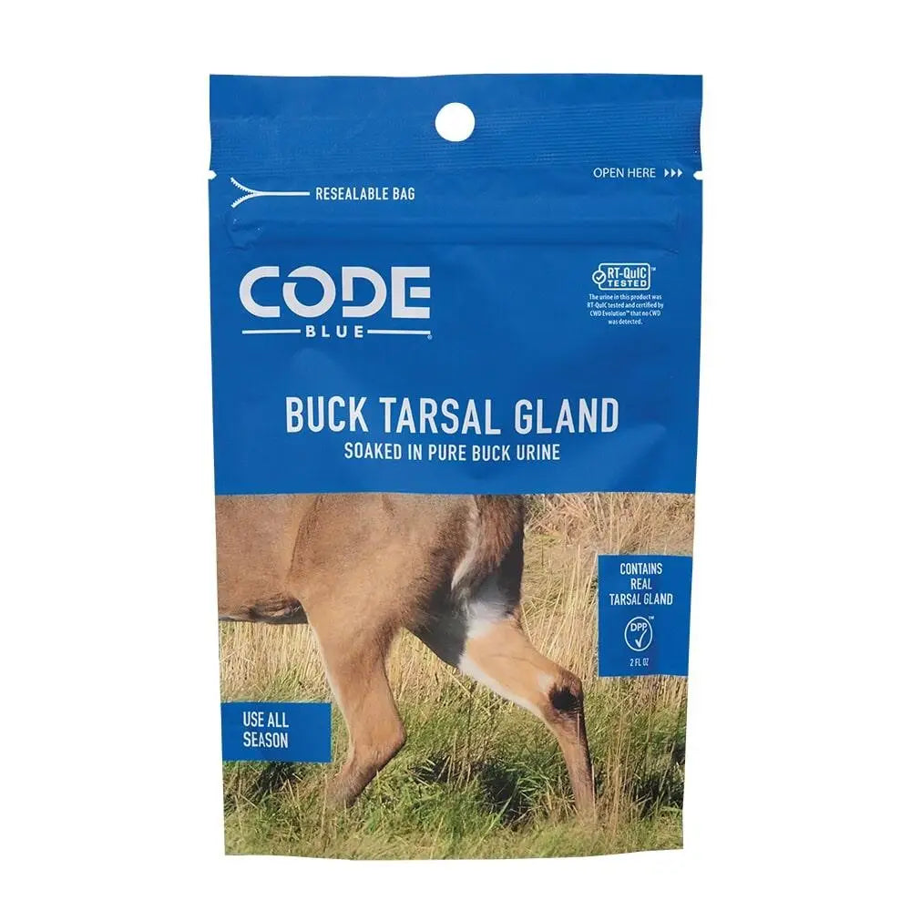Moultrie Scent Attractants Code Blue Buck Tarsal Gland Whole Buy at Faith and Freedom Outdoors