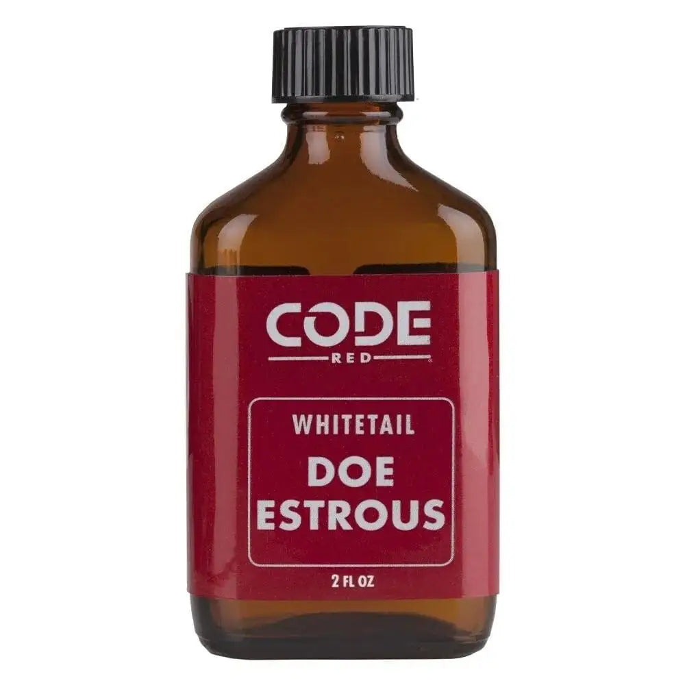 Moultrie Scent Attractants Code Blue Red Doe Estrous 2 Oz Bottle Buy at Faith and Freedom Outdoors