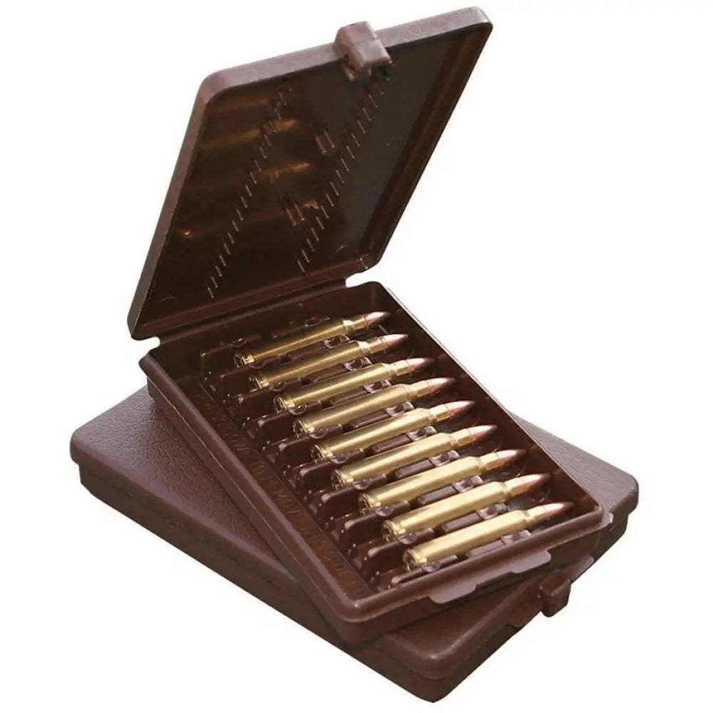 Mtm Ammo Boxes 9 Rounds Case-gard Rifle Wallet Brown Buy at Faith and Freedom Outdoors