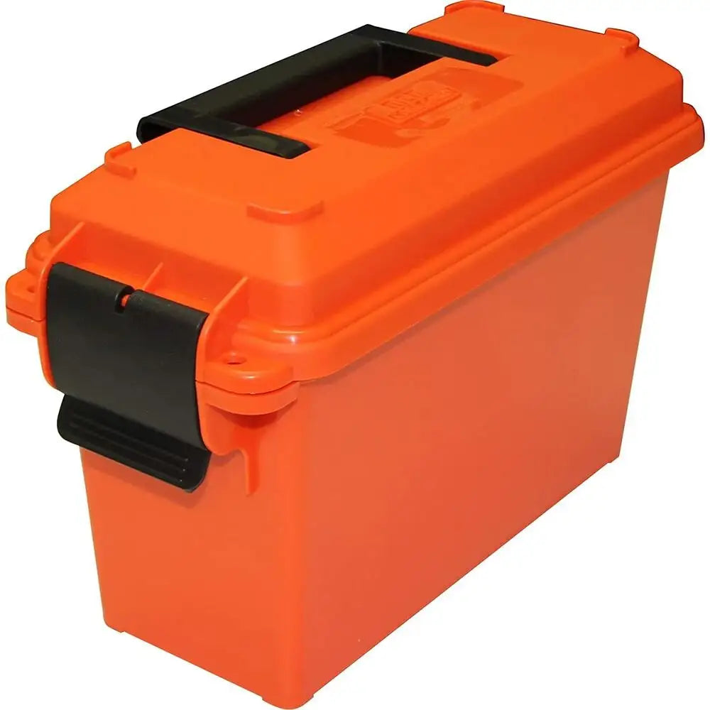Mtm Ammo Boxes can Tall.30 Cal Orange Buy at Faith and Freedom Outdoors