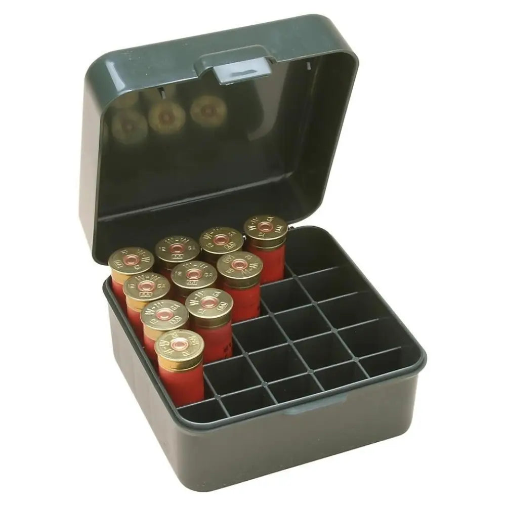 Mtm Ammo Boxes Dual Gauge Shotshell Case Forest Green Buy at Faith and Freedom Outdoors