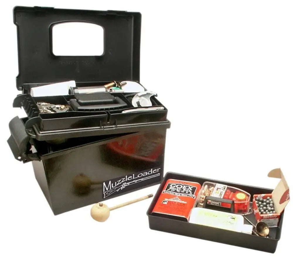 Mtm Ammo Boxes Muzzle Loader Dry Box Black Buy at Faith and Freedom Outdoors
