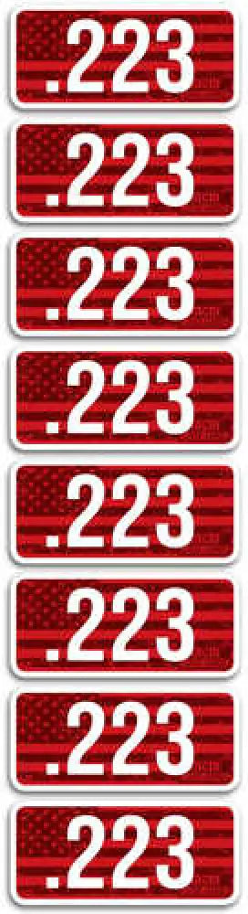 Mtm Ammo Caliber Labels.223 8-pack - Cl223