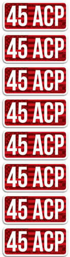 Mtm Ammo Caliber Labels.45acp 8-pack - Cl45acp