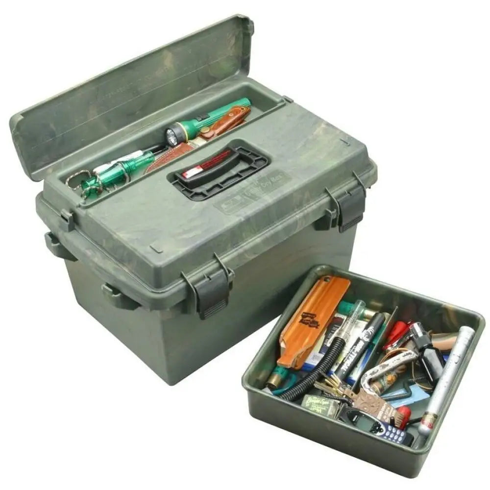Mtm Ammo Cans & Dry Box 18.5’’ x 13’’ 10’’ Sportsmen’s Plus Utility Wild Camo Buy at Faith and Freedom Outdoors