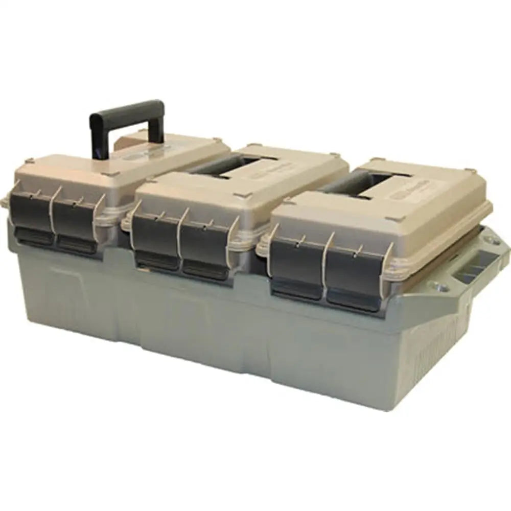 Mtm Ammo Cans & Dry Box 3 can 50 Cal Crate - Flat Dark Earth Buy at Faith and Freedom Outdoors