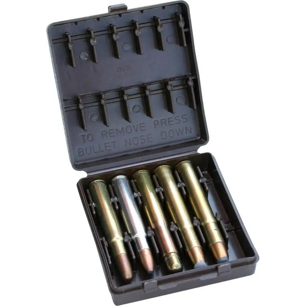 Mtm Ammo Cans & Dry Box African Big Game Wallets Carrier 378 Wby - 500 Nitro Brown Buy at Faith and Freedom Outdoors