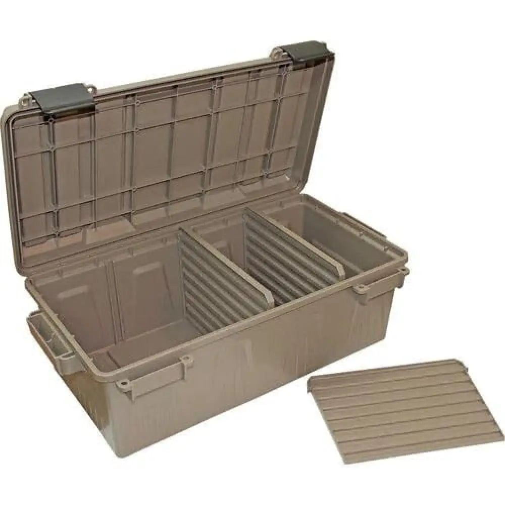 Mtm Ammo Cans & Dry Box Crate Divided Utility Dark Earth Buy at Faith and Freedom Outdoors