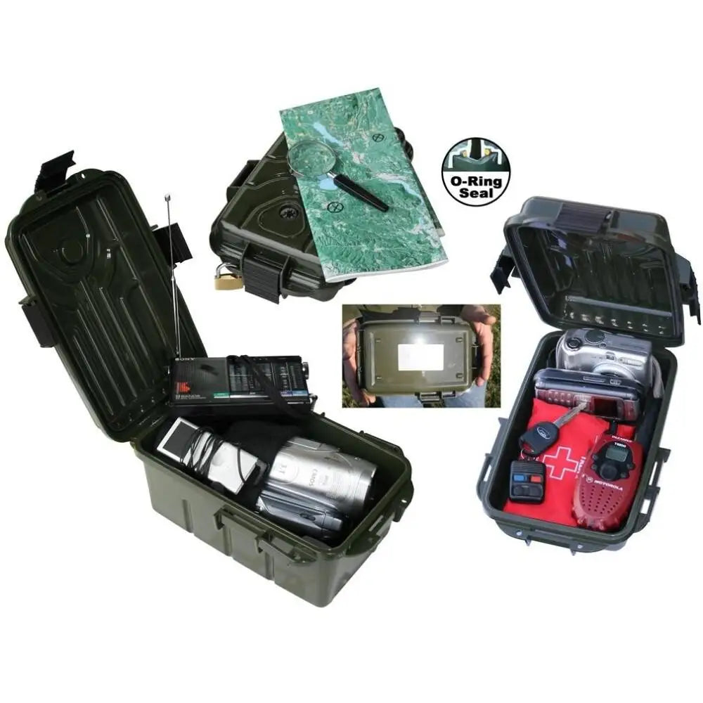 Mtm Ammo Cans & Dry Box Survivor 9.8’’ x 6.8’’ 3.0’’ Forest Green Buy at Faith and Freedom Outdoors