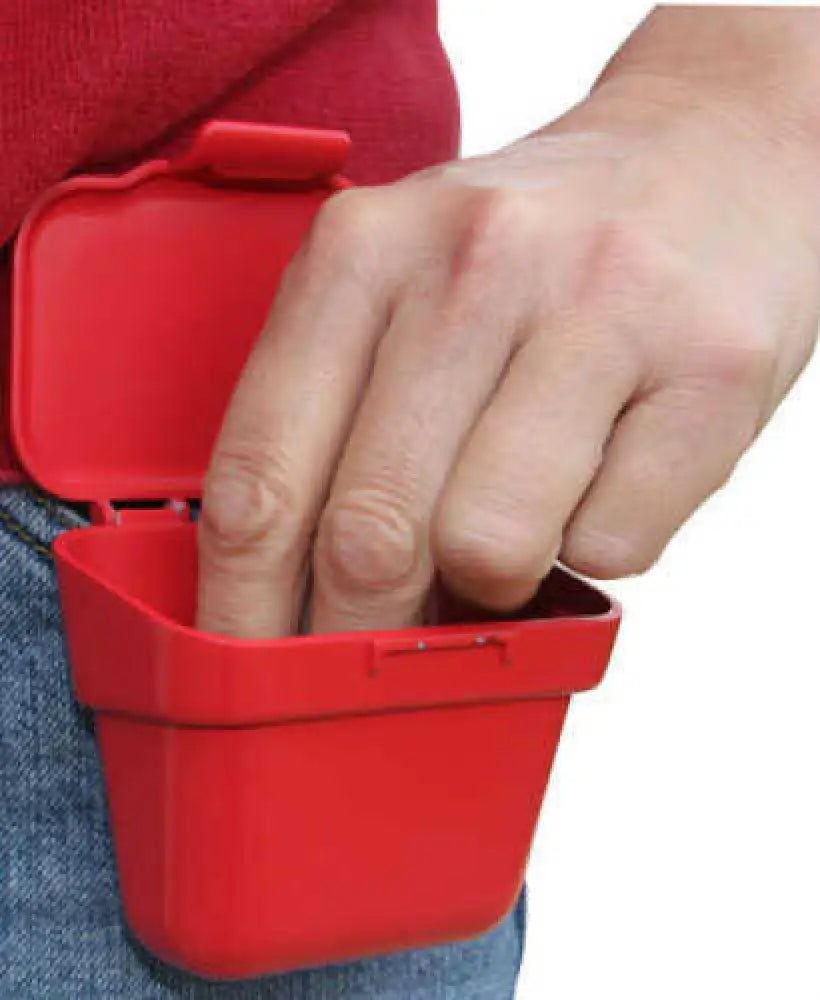 Mtm Ammunition Belt Pouch for 22 Lr Pellets 17 Rf Bbs Red Abp