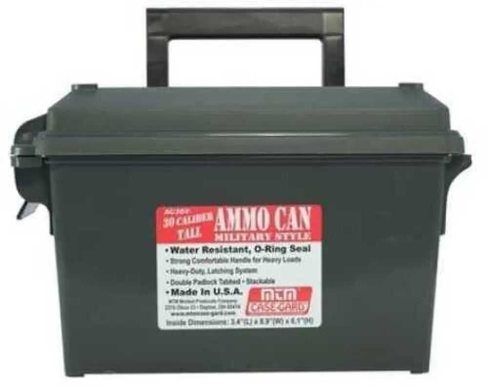 Mtm Ammunition can 30 Caliber - Tall Black Ac30t-40 Ac30t40