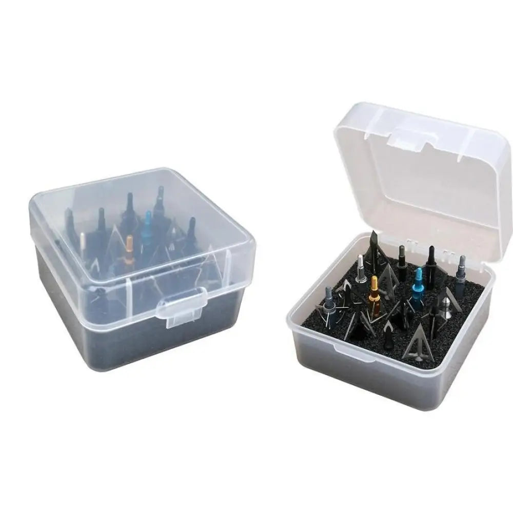 Mtm Broadheads Field & Specialty Points|archery Accessories Broadhead Storage Box Clear Buy at Faith and Freedom