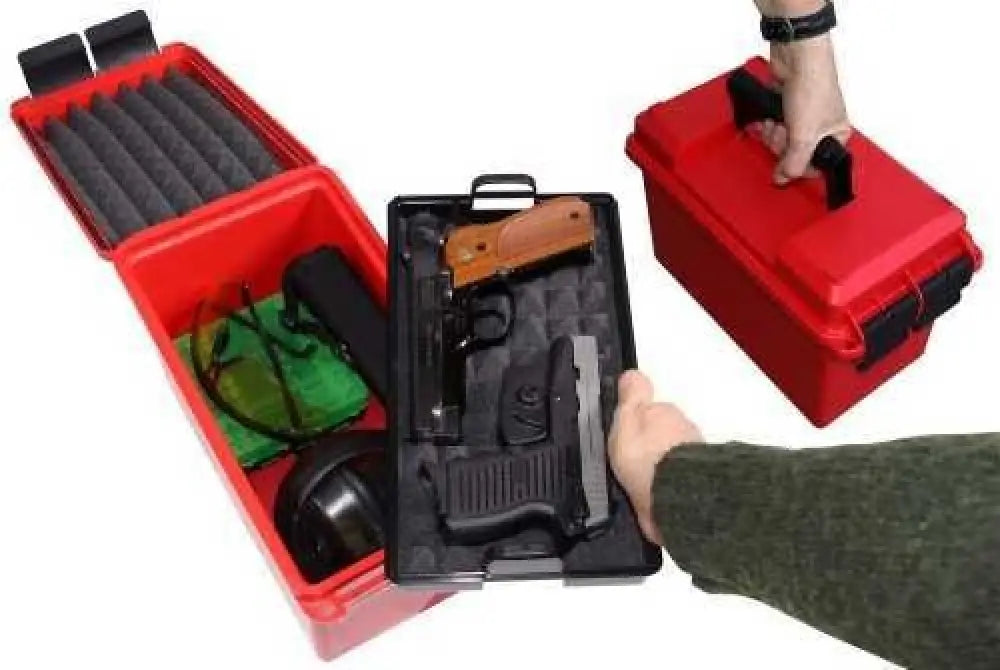 Mtm Handgun Conceal Carry Case Red Hcc-30 Hcc30