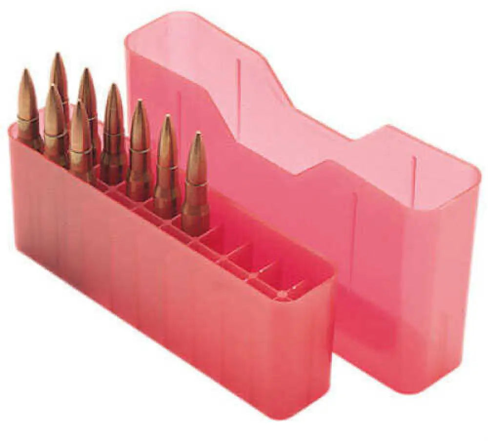 Mtm Rifle Slip-top 20 Round 7mm Rem -338 Win Mag Clear Red J-20-lld-29