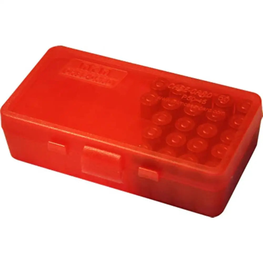 Mtm Shooting|ammo Boxes Ammo Box for.38-.357 50 Rounds Red Buy at Faith and Freedom Outdoors