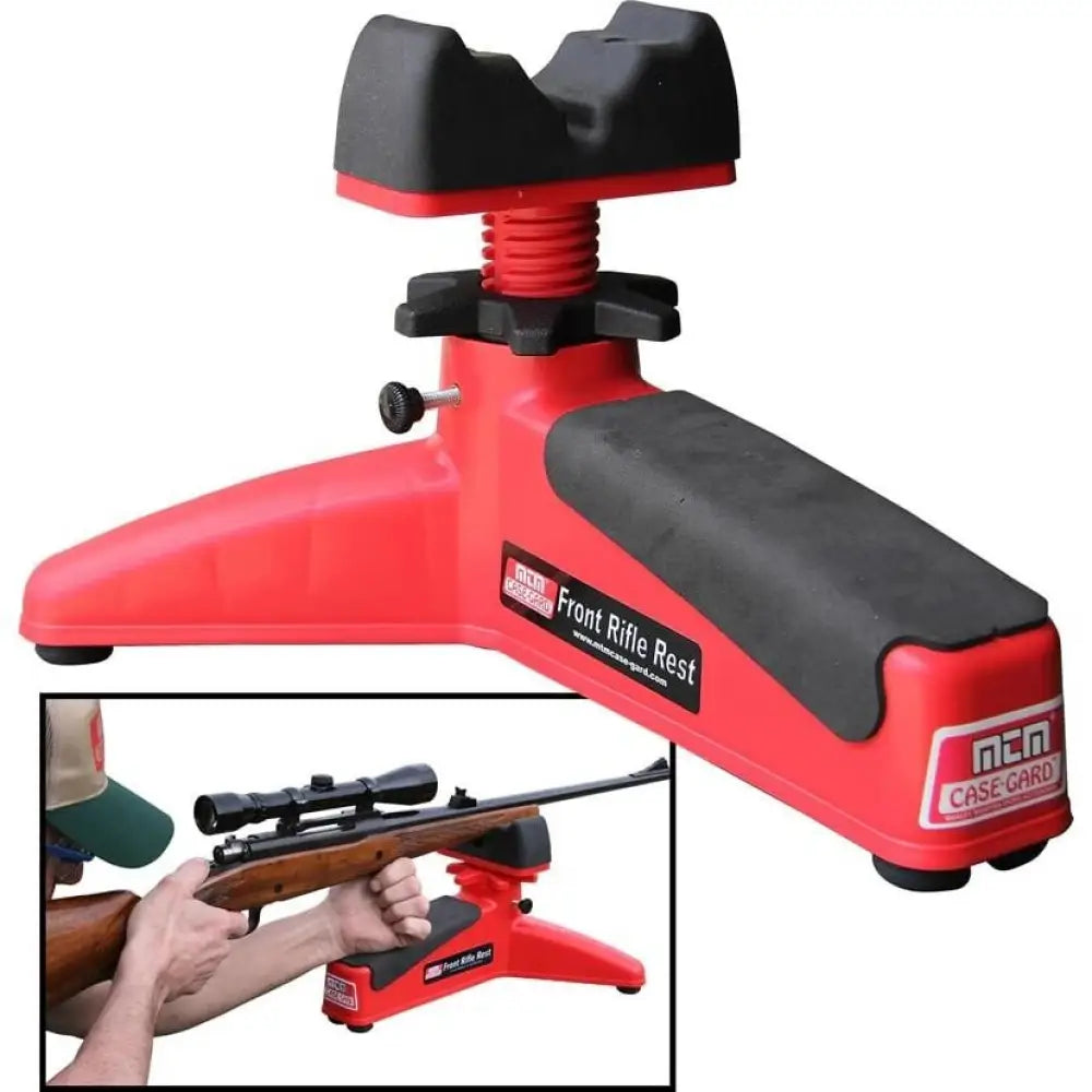 Mtm Shooting Rests Front Rifle Rest & Handgun Red Buy at Faith and Freedom Outdoors