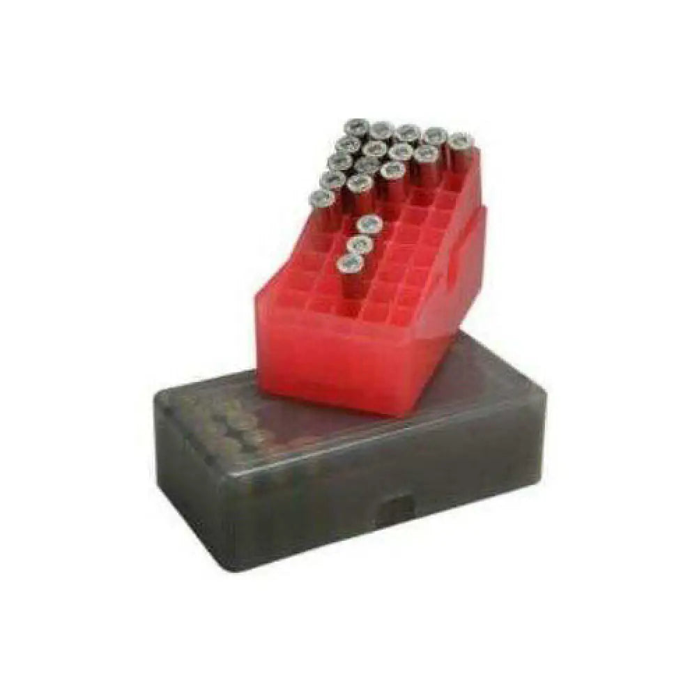 Mtm Slip-top Ammunition Box 50 Round Square Hole 38 - 357 - E503841