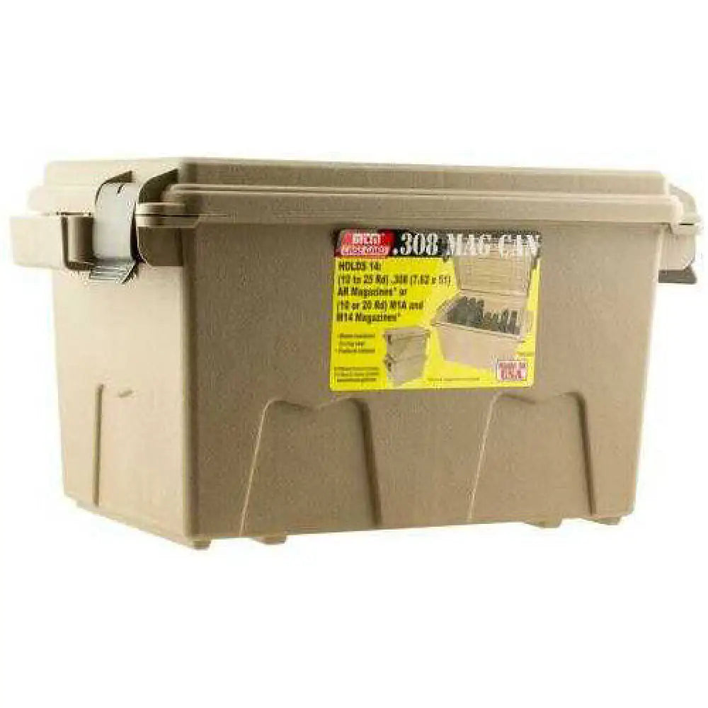 Mtm Tactical Magazine can Dark Earth Holds 14.308 Mags - Tmc308
