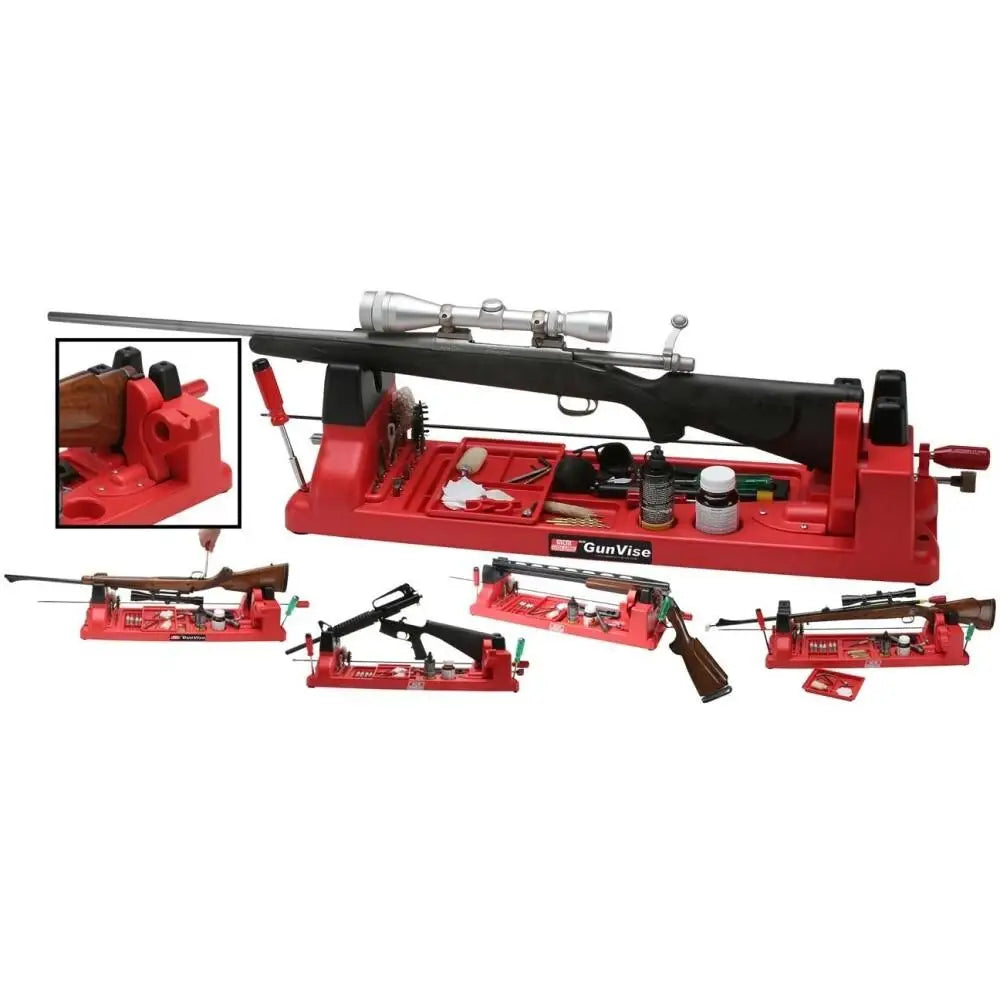 Mtm Vices & Cradles Gun Vise Red Buy at Faith and Freedom Outdoors